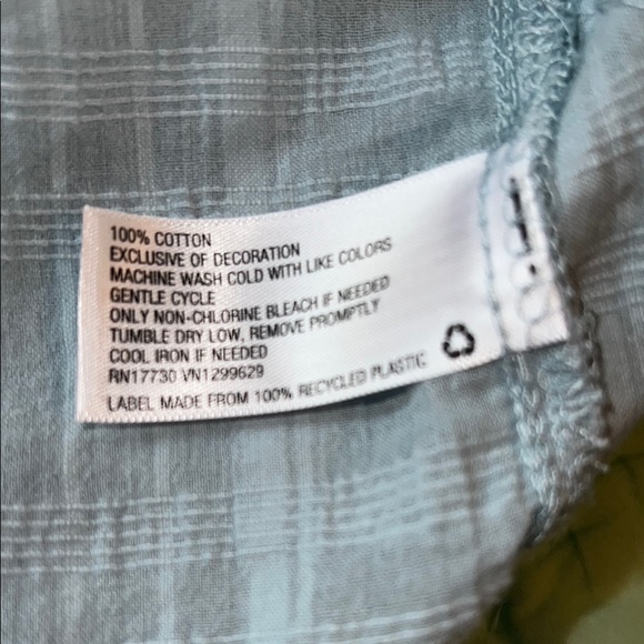 Knox Rose Womens XL Boho Tassel Split V-Neck 3/4 Sleeve Cotton Semi Sheer size M - Picture 4 of 4